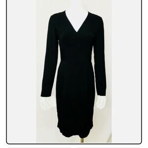 Diane Von Furstenberg Black Long Sleeve Dress